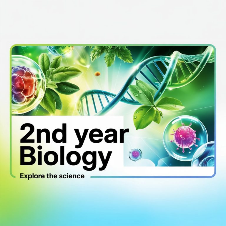 2nd Year Biology Key To Success